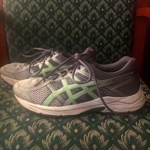 ASICS Size 8.5 Women’s Grey & Teal